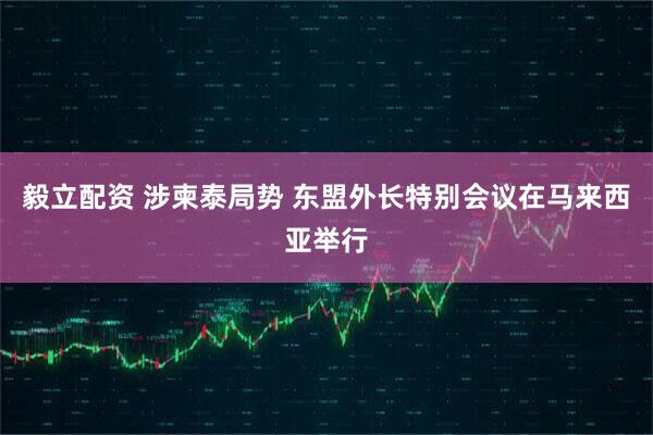毅立配资 涉柬泰局势 东盟外长特别会议在马来西亚举行